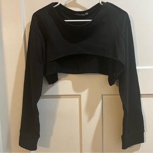 Pretty little thing super crop sweatshirt